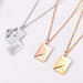 Envelope Necklace With Message