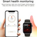 Smart Watch For Women, 1.55''Screen, With Call, Message, Heart Rate Monitoring, Step Counting, Remote Photography,Utra-long Standby, Suitable For Apple&Android